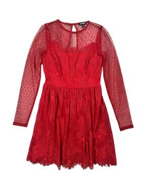 Express | Dresses | Womens Express Red Cocktail Party Dress Xs